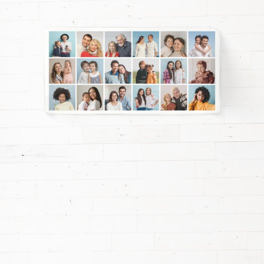 独自の18フォトコラージュを作成 横断幕 (インサイチュ)