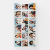 独自の18フォトコラージュを作成 横断幕 (縦)