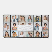 独自の18フォトコラージュ編集可能カラーを作成 デスクマット (キーボード&マウス)