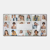 独自の18フォトコラージュ編集可能カラーを作成 デスクマット (キーボード&マウス)