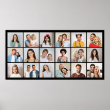 独自の18フォトコラージュ編集可能カラーを作成