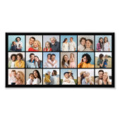 独自の18枚のフォトコラージュの写真を作成する フォトプリント            (正面)