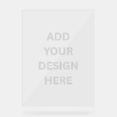 独自の18" x 24"アクリル記号を作成 アクリルサイン (正面)