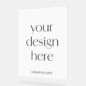 独自の18x24カスタム"アクリル記号を作成 アクリルサイン (傾斜)