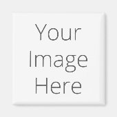 独自の2インチ角磁石を作成 マグネット (正面)