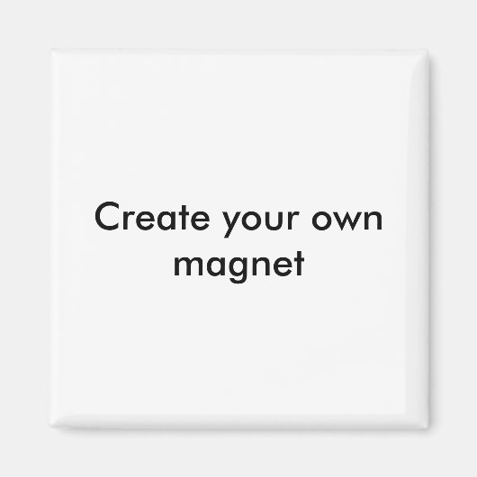 独自の2インチ角磁石を作成 マグネット (正面)