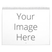 独自の2ページ、中、白のカレンダーを作成する カレンダー (カバー)