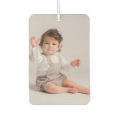 独自の2枚の写真を作成 カーエアーフレッシュナー (正面)