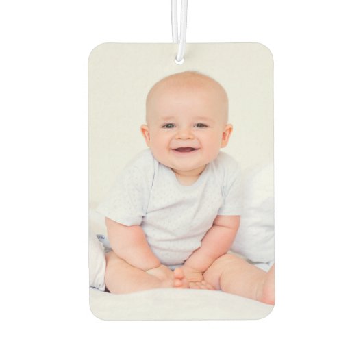 独自の2枚の写真を作成 カーエアーフレッシュナー (裏面)