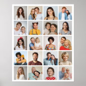 独自の20フォトコラージポスターの作成 ポスター (正面)