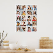 独自の20フォトコラージポスターの作成 ポスター (キッチン)