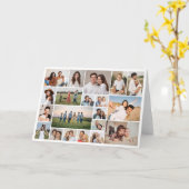 独自の20フォトコラージュの挨拶を作成 カード (黄色い花)