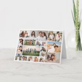 独自の20フォトコラージュの挨拶を作成 カード (正面)