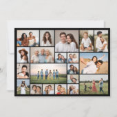 独自の20フォトコラージュの挨拶を作成 カード (正面)