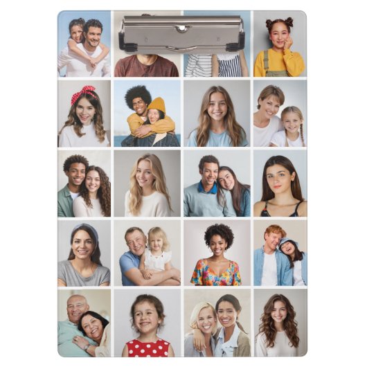 独自の20フォトコラージュを作成 クリップボード (正面)