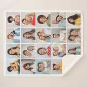 独自の20フォトコラージュを作成 シェルパブランケット (正面(横))