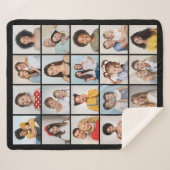 独自の20フォトコラージュを作成 シェルパブランケット (正面(横))