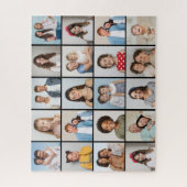 独自の20フォトコラージュを作成 ジグソーパズル (縦)