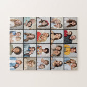 独自の20フォトコラージュを作成 ジグソーパズル (横)