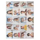 独自の20フォトコラージュを作成 テーブルクロス (正面)