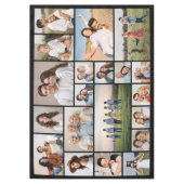 独自の20フォトコラージュを作成 テーブルクロス (正面)