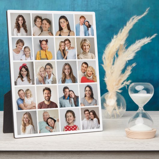 独自の20フォトコラージュを作成 フォトプラーク (側面)