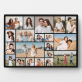 独自の20フォトコラージュを作成 フォトプラーク (正面)