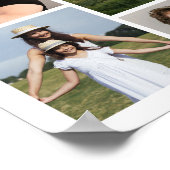 独自の20フォトコラージュを作成 ポスター (角)