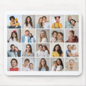 独自の20フォトコラージュを作成 マウスパッド (正面)