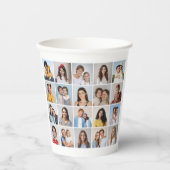 独自の20フォトコラージュを作成 紙コップ (正面)