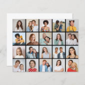 独自の20フォトコラージュ紙シート/カードの作成 (正面/裏面)