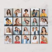 独自の20フォトコラージュ紙シート/カードの作成 (正面)