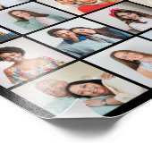 独自の20枚のフォトコラージュの写真の拡大を作成 フォトプリント            (角)