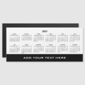 独自の2015カレンダーテンプレートの作成 (正面/裏面)