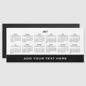 独自の2017年版カレンダー磁気カカスタムードを作成する (正面/裏面)