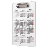 独自の2020カレンダーを作成する クリップボード (左)