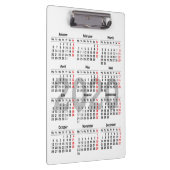 独自の2020カレンダーを作成する クリップボード (右)