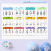 独自の2022カレンダーを作成する チラシ (シングル)