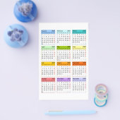 独自の2022カレンダーフライヤーを作成する チラシ (シングル)