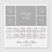 独自の2022年カレンダー磁気カードを作成する (正面)