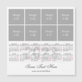 独自の2022年暦磁気カードを作成する (正面)