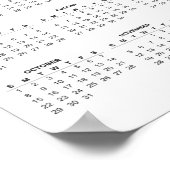 独自の2023会社カレンダーの作成 |ポスター ポスター (角)