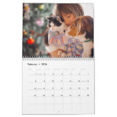 独自の2025シンプルカスタムPhoto Collageの作成 カレンダー (2月 2026)