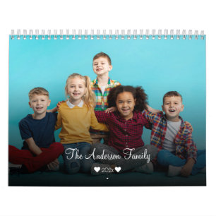 独自の2025シンプルカスタムPhoto Collageの作成 カレンダー