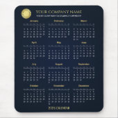 独自の2025会社カレンダーの作成 | マウスパッド (正面)