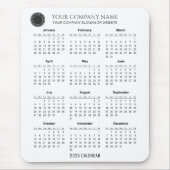 独自の2025会社カレンダーの作成 | マウスパッド (正面)
