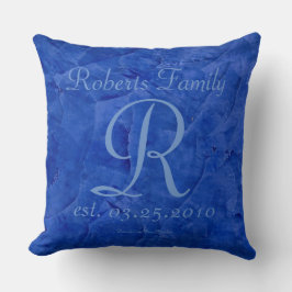 独自の20 x 20青の装飾品を作成 クッション