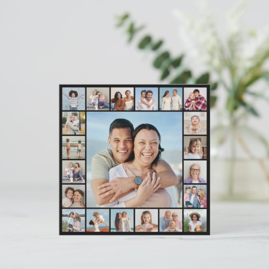 独自の21フォトコラージュを作成 カード (スタンド正面)