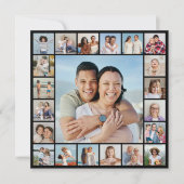独自の21フォトコラージュを作成 カード (正面)