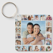 独自の21フォトコラージュを作成 キーホルダー (正面)